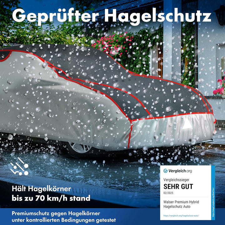 Walser Hagelschutz Abdeckplane Auto, Auszeichnung Sehr Gut* Auto Hagelschutzplane, Abdeckplane Auto