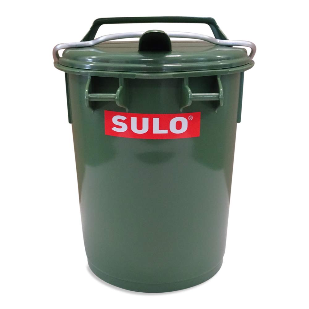 Sulo 35 Liter Systemmülleimer Mülltonne Farbe grün mit Alu-Bügel