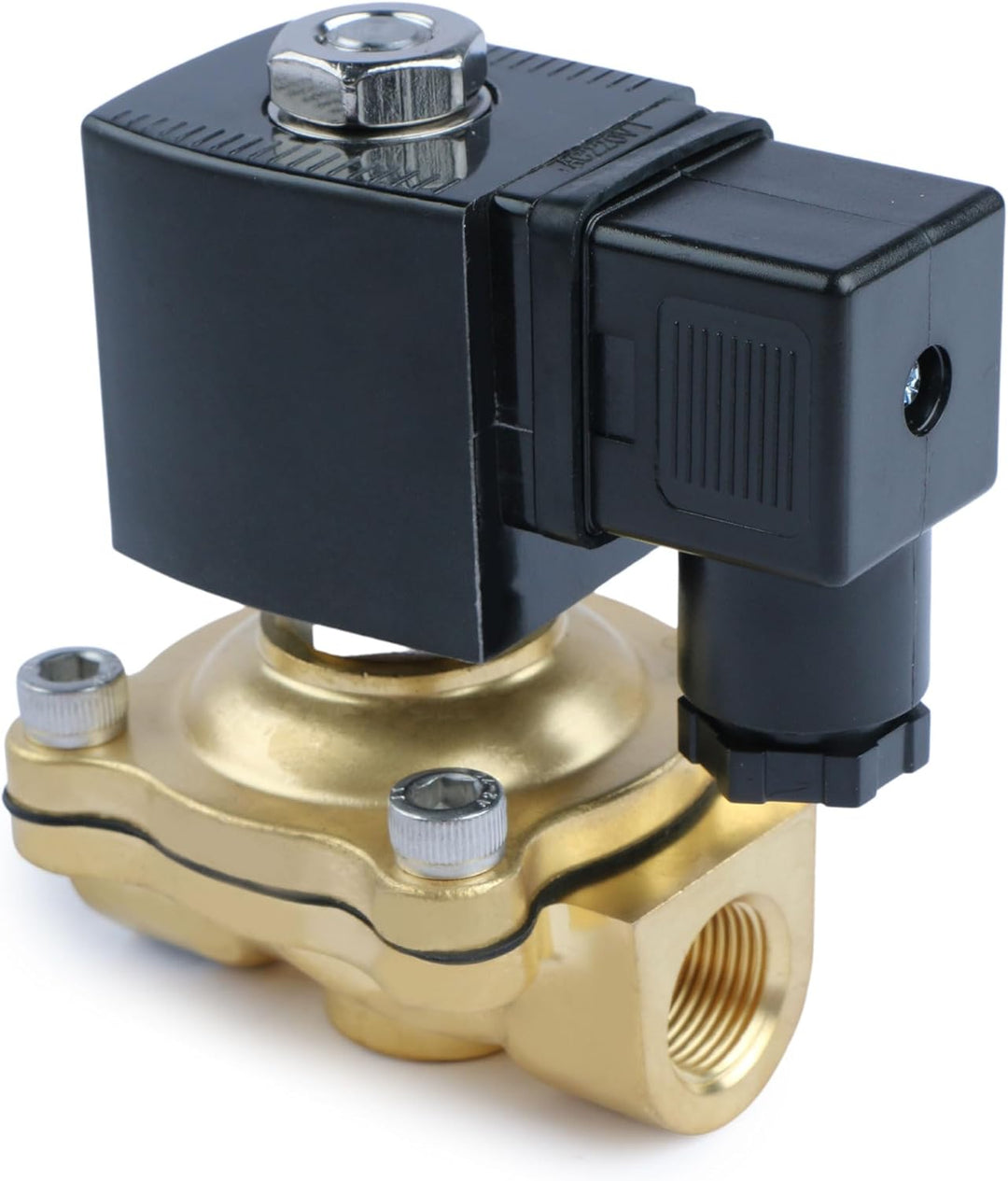 U.S. Solid Solenoid Valve Magnetventil Messing G 3/8" 24V AC Normal geschlossen NC 0-10 bar, ventil