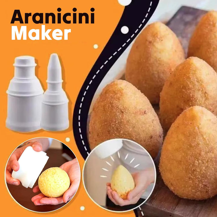 2 Stück Onigiri Form, 2 Form Arancini Maker, Onigiri Maker, Multifunktionale Reisbällchen 80-160g Fa