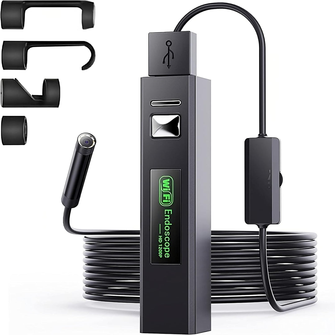 Retoo WiFi Endoskopkamera Handy Endoskop Inspektionskamera Rohrkamera 720P HD mit LED-Licht für Andr