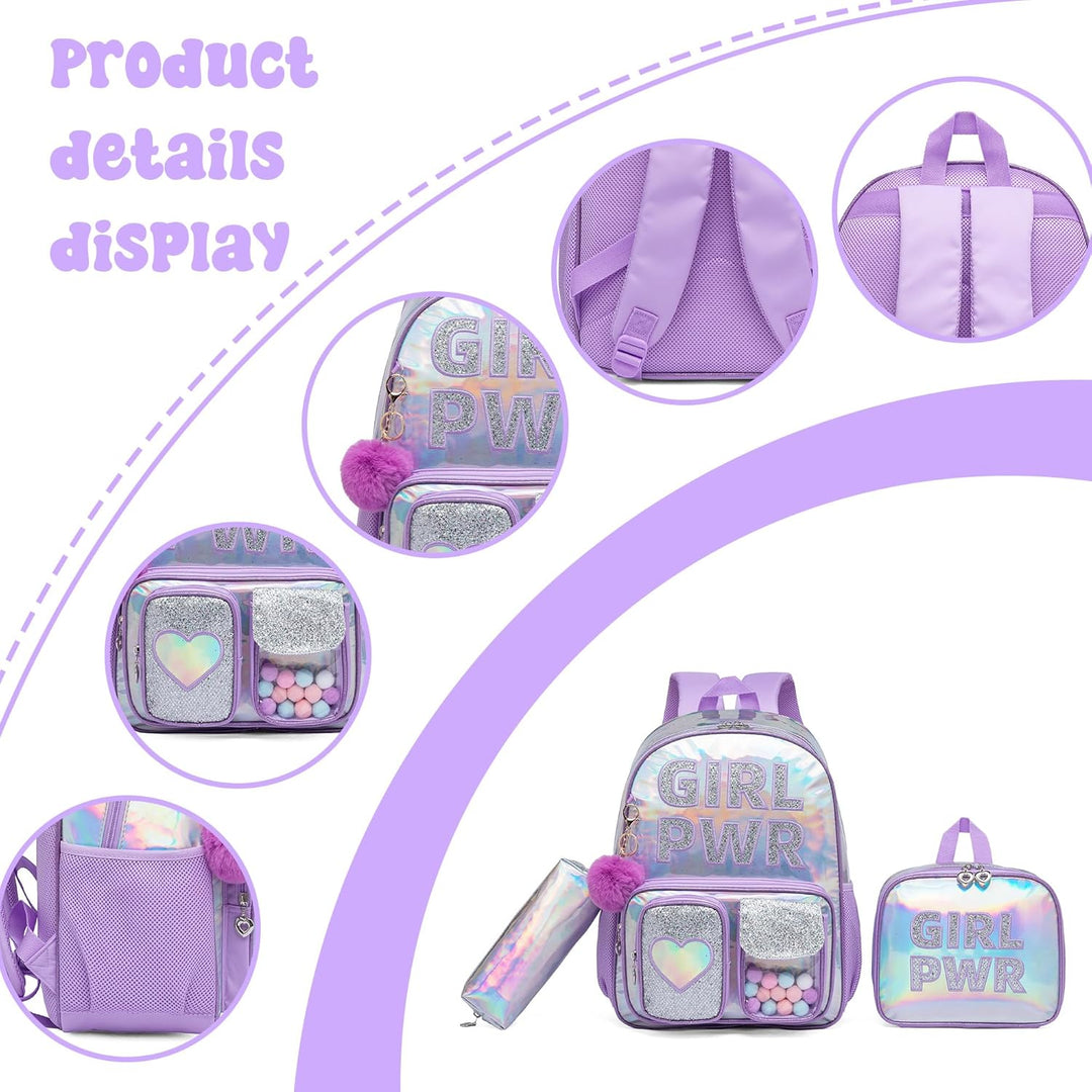 HTgroce Rucksack Mädchen Durchsichtig Rucksack Transparent Plastic schultascheTransparent Waterproof