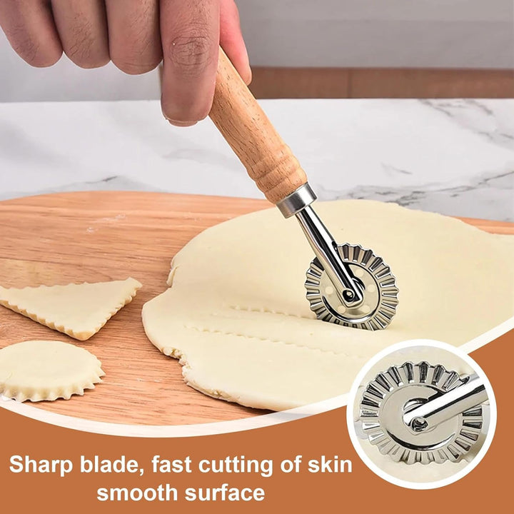 8 Stück Ravioli Former Dumpling Maker Set Teigtaschenformer Edelstahl Empanadas Maker Tortellini Mau