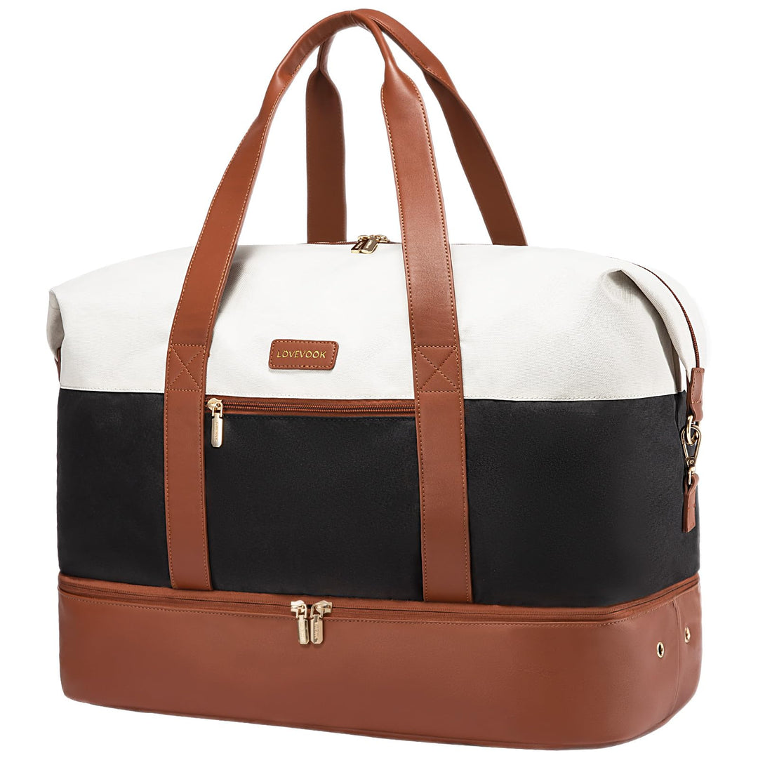 LOVEVOOK Handgepäck Tasche Für Flugzeug 40x20x25, Reisetasche Weekender Damen für Ryanair, Klein Spo