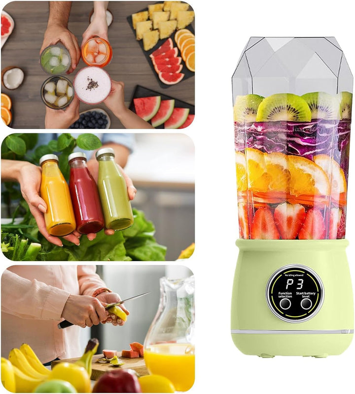 Kabelloser Und Tragbarer Mixer - 550 ml Persönlicher Tragbarer Kabelloser Mini Mixer,Mini Reise Ents