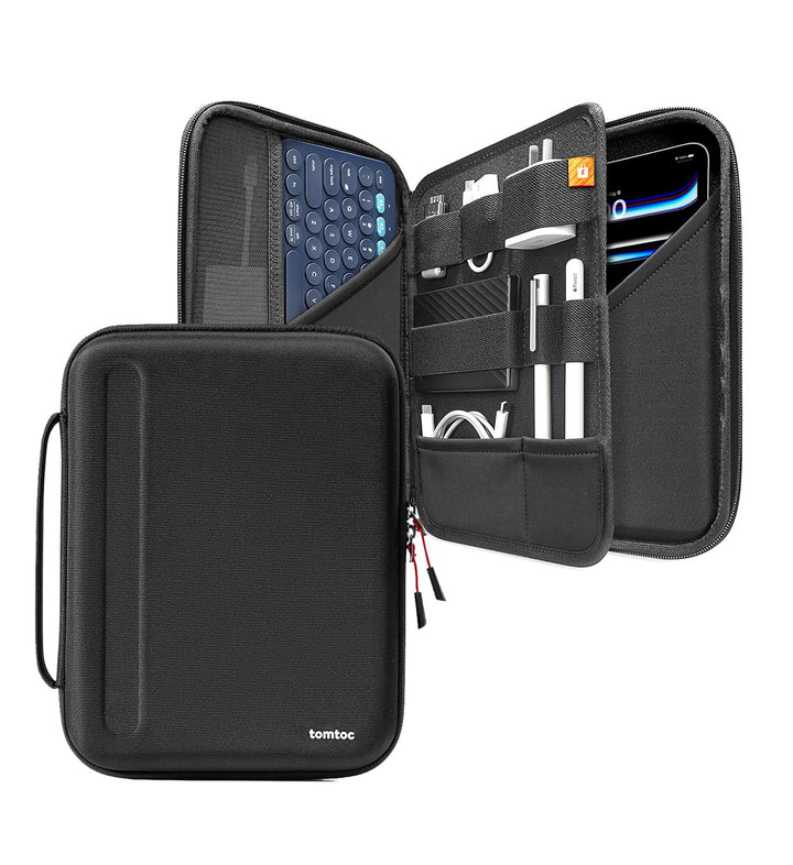 tomtoc Portfolio Tablet Tasche für 11 Zoll iPad Pro M2&amp;M1 4/3/2/1 2022-2018, 10,9" iPad 10 2022, 10,
