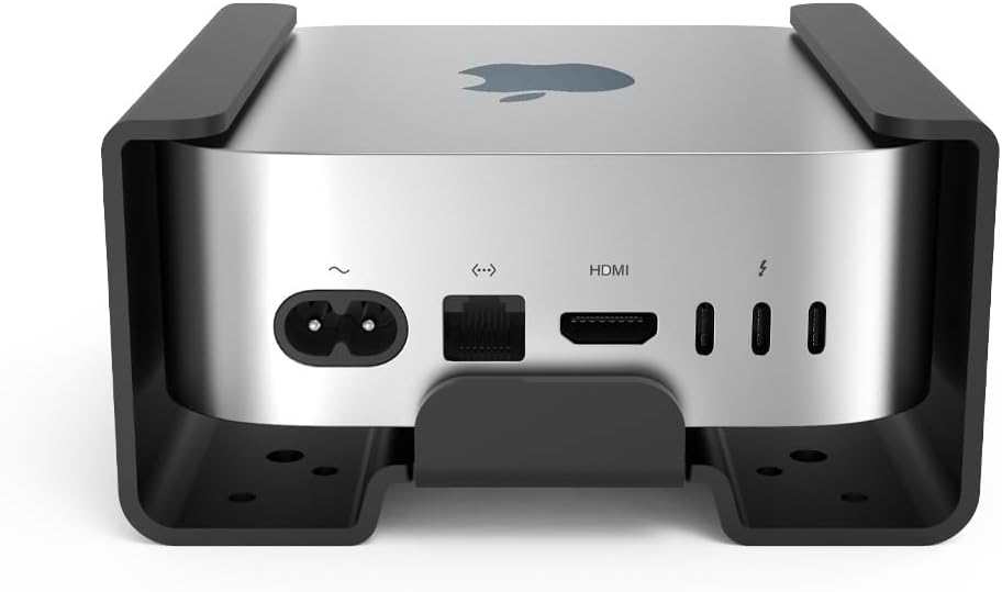 Maclocks Sicherheits-Halterung VESA kompatibel mit Mac mini M4 2024 – Mit Verriegelungskopf für Wand