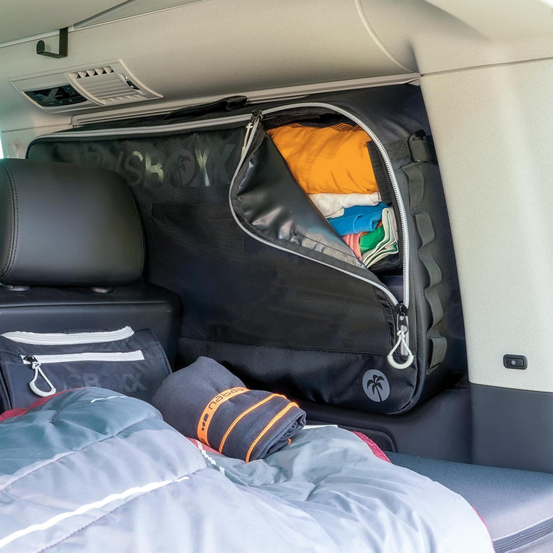 Fenstertasche windowBOXX für Volkswagen T5, T6, T6.1 California Beach, Multivan mit Sonnenrollo – Or