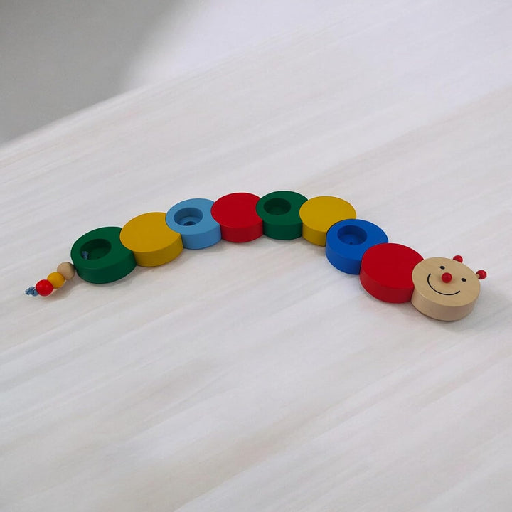 Niermann-Standby 9016 - Die Bunte Lichterraupe (Lieferung ohne Teelichter), 9-teilig