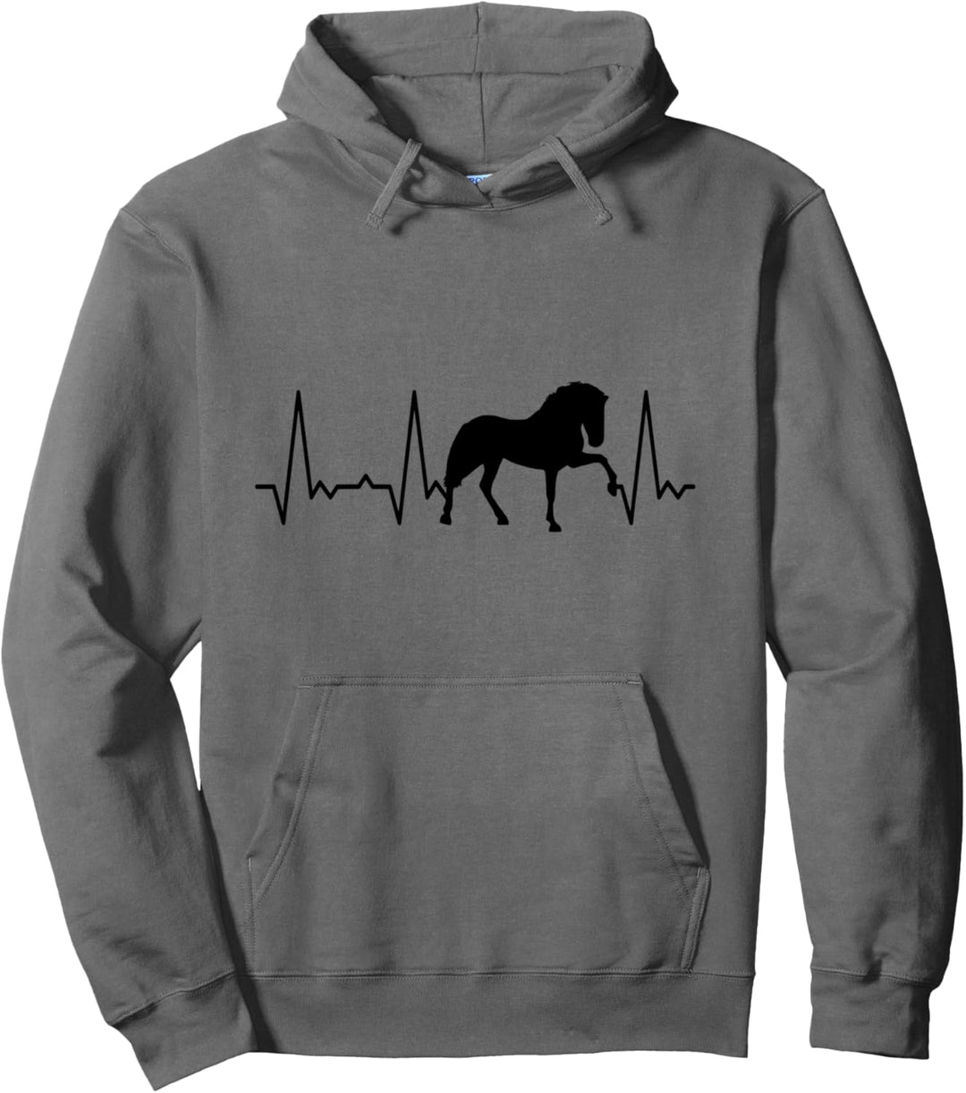 Herzschlag Pferd Pullover Hoodie