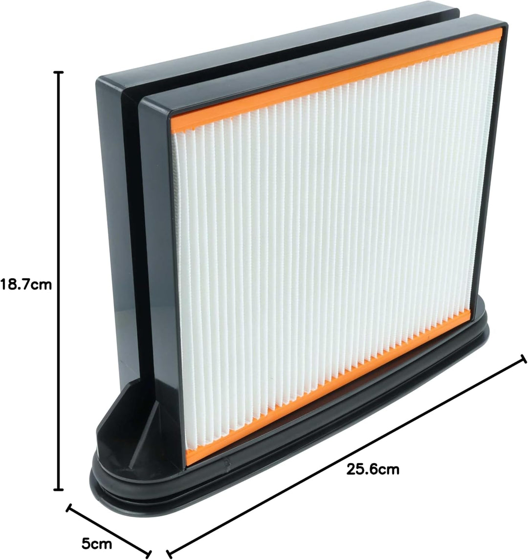 vhbw 2x Flachfaltenfilter F8 kompatibel mit Hitachi/HiKOKI RP250YDM Industriestaubsauger Staubsauger