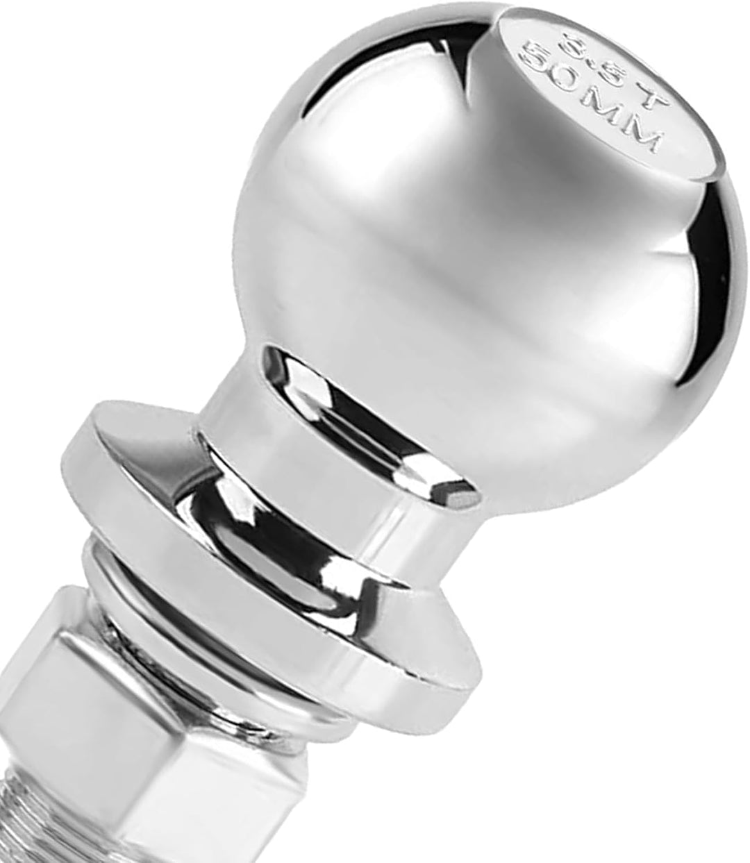 2 Stück Kugelkopf Anhängerkupplung 3.5T, 50mm Kugelkopfbolzen, Ø20mm Traktor Kugelkopf Anhängerkuppl
