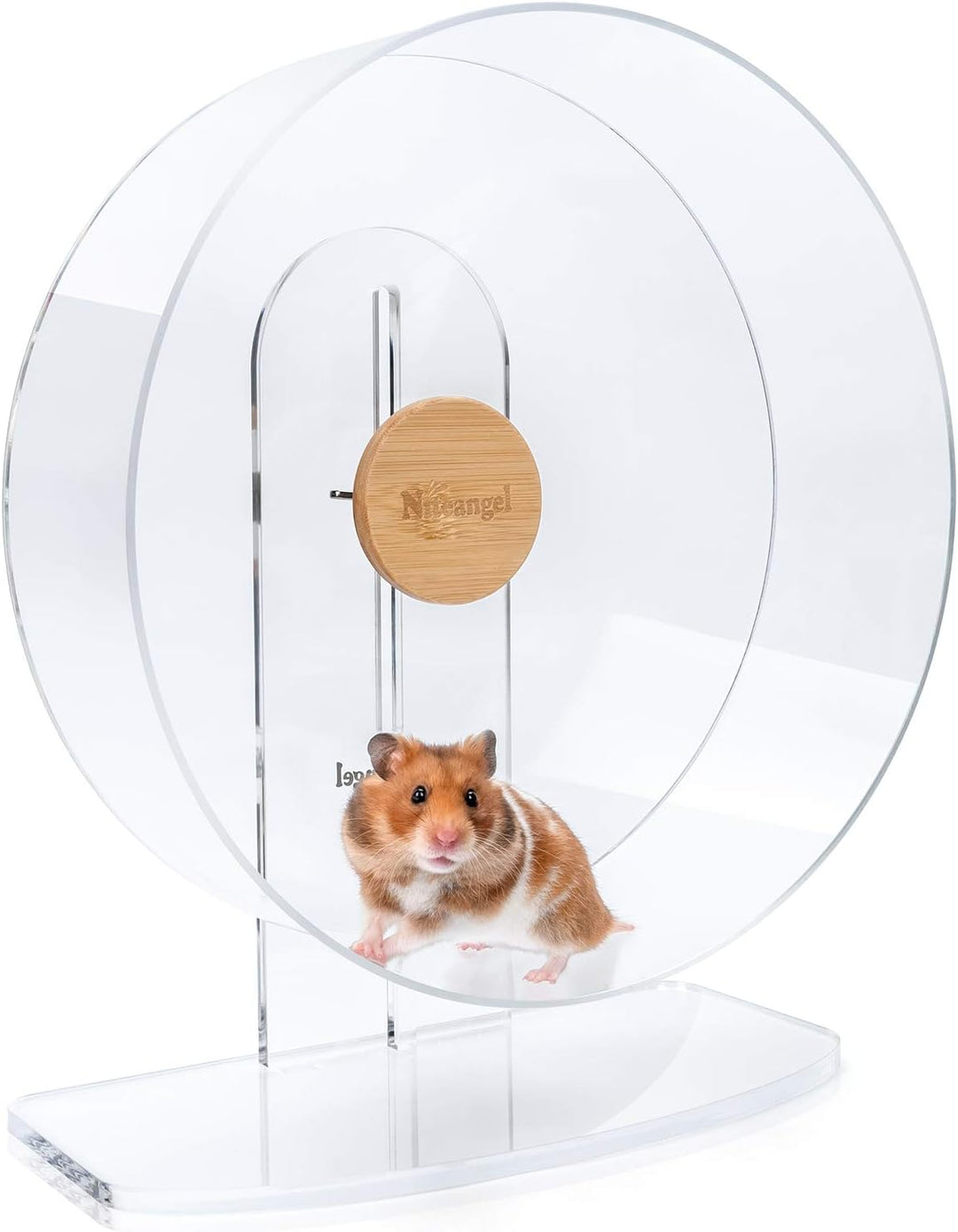 Niteangel Laufrad für Hamster, leise, drehende Acryl-Hamsterlaufräder für Hamster, Rennmäuse, Mäuse,