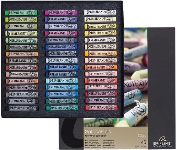 Rembrandt Weiche Pastellkreiden - Box mit 45 Farben