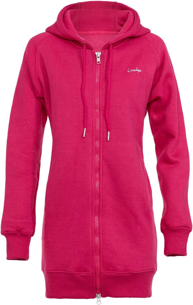 WINSHAPE Damen Kapuzenpullover XS Deep-pink, XS Deep-pink