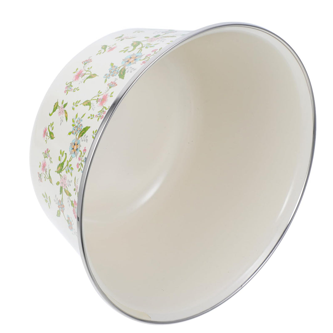 Supvox Traditionelle Chinesische Emaille Schale 18cm für Ramen Suppen und Gemüse Waschbecken für Küc