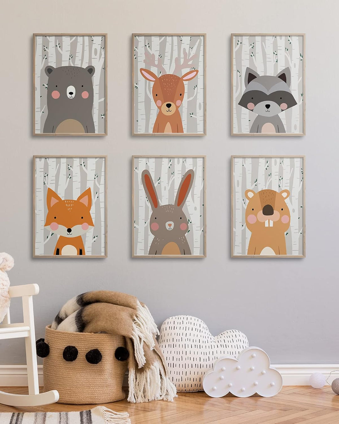 Hambient Poster Kinderzimmer - Bilder Babyzimmer Deko, Junge, Mädchen - Wandbilder, Kinderposter, De