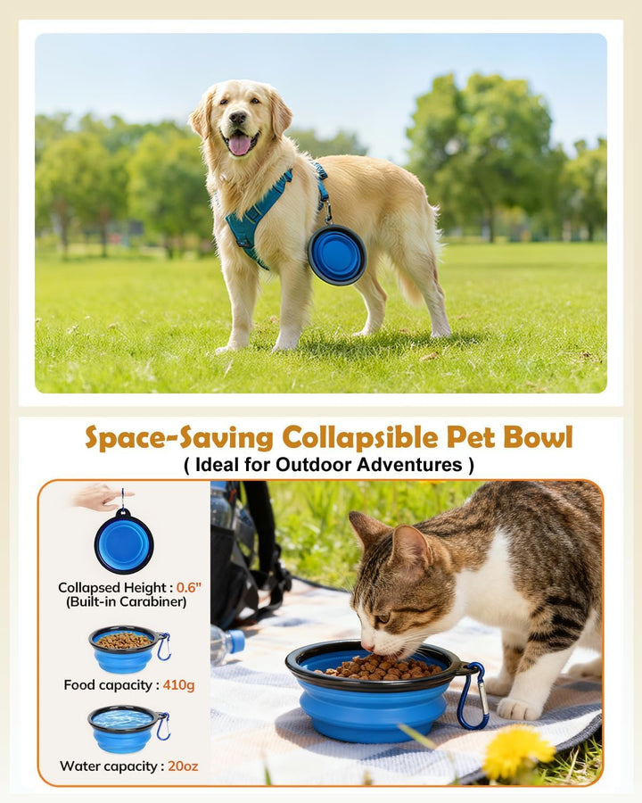 Morpilot Hundetasche Transportbox, Atmungsaktive und Faltbare Hundebox, Katzen transportboxen mit Ve