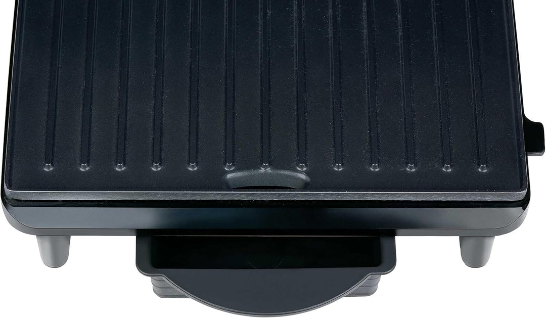 12V Kontaktgrill für LKW, Auto & Wohnmobil – 120W Elektrogrill mit LED-Kontrollleuchten, Tropfschale
