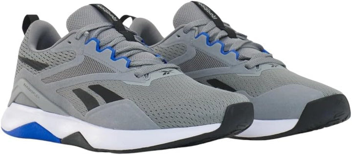 Reebok Herren Bb4500 Hi 2Sneaker 39 EU Grey 3 Black Optimum Blue, 39 EU Grey 3 Black Optimum Blue