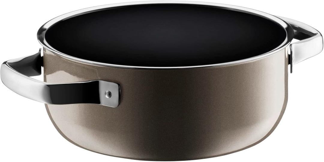 WMF Fusiontec Mineral Kochtopf klein 20cm, Glasdeckel, Bratentopf Induktion 2,4l, High-Tech Keramik,