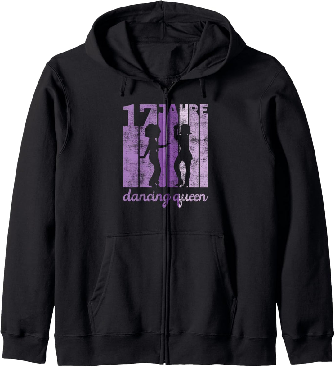 Retro 17. Geburtstag Dancing Queen Tanzen Geschenk Kapuzenjacke