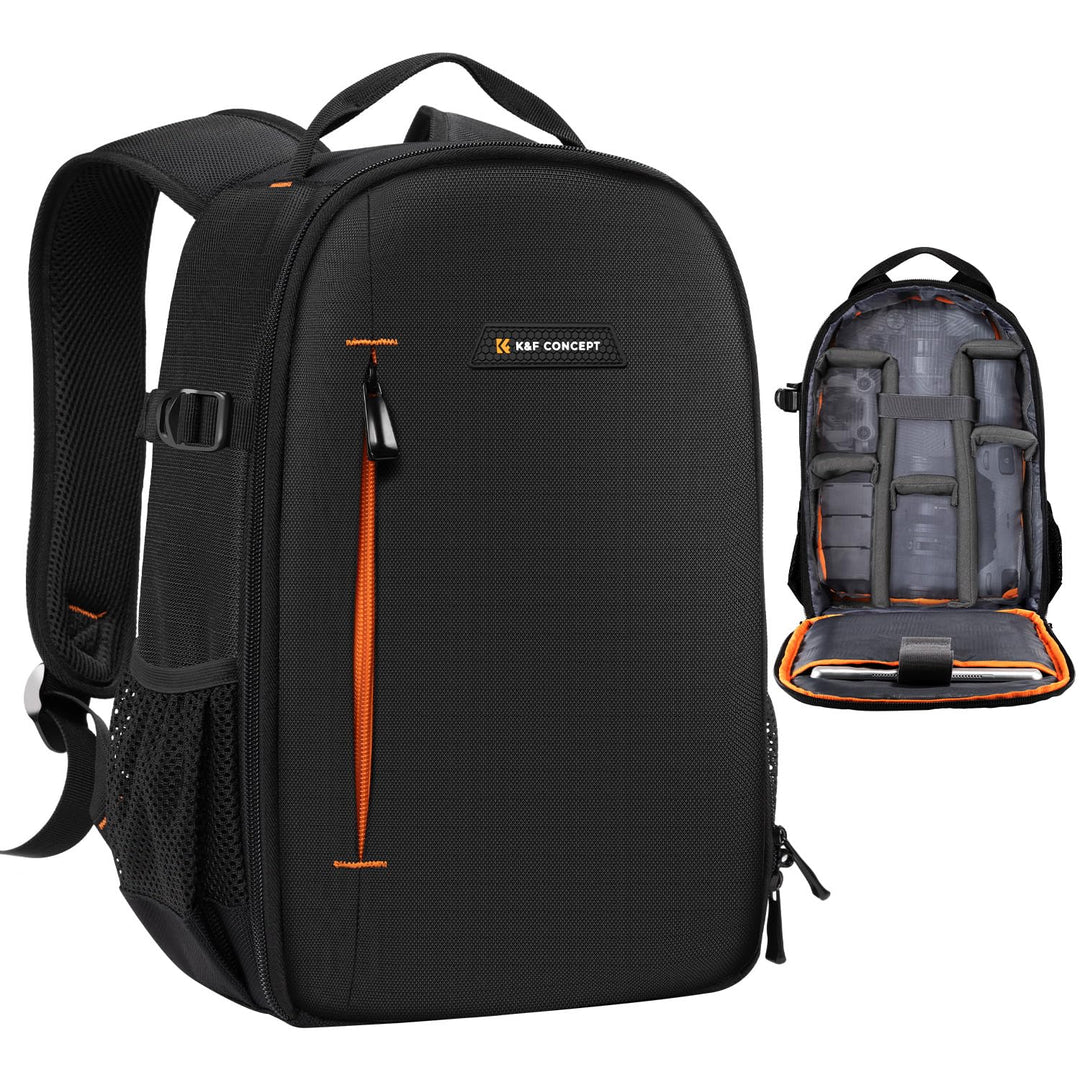 K&F Concept Kamerarucksack für Fotografen, Fotorucksack Klein Multifunktionale Camera Backpack Wasse