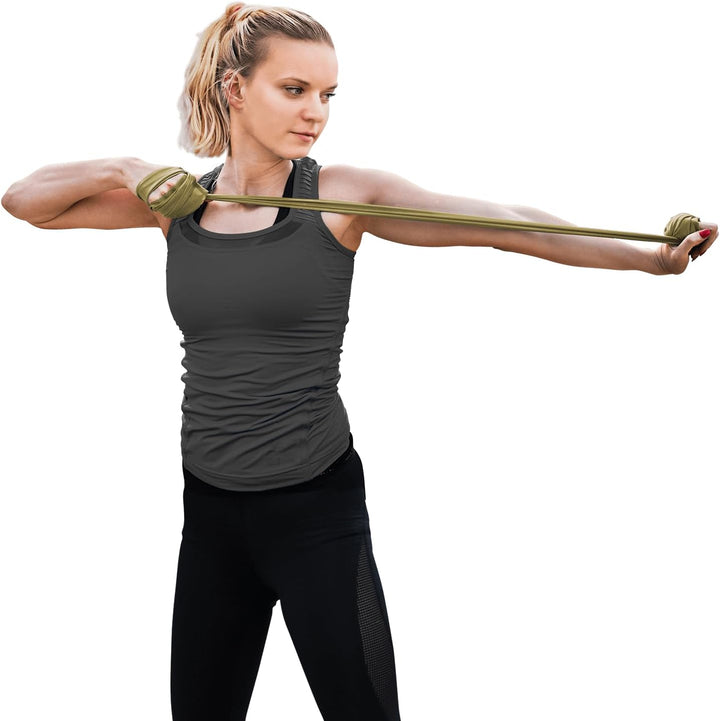 Kintex Fitnessband Bulk Rolle 25m, verschiedene Stärken, Gymnastik-Band, Widerstands-Band Rot