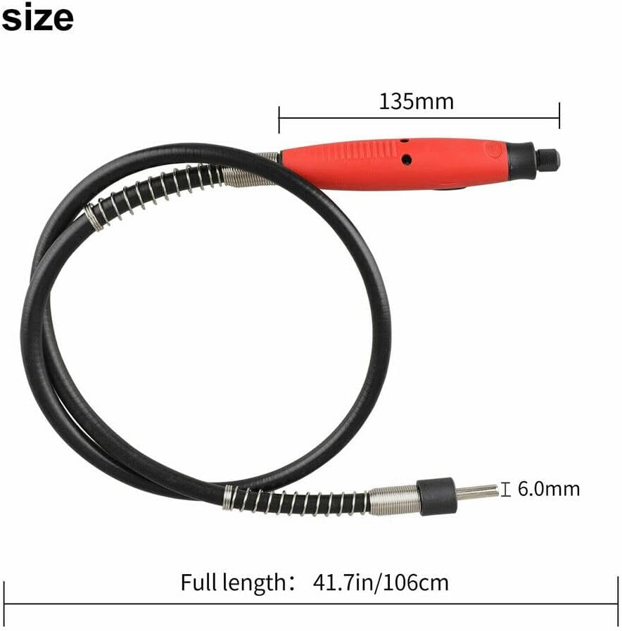 Flexwellen-Adapter-Befestigung, flexibles Bohrer-Verlängerungskabel, kompatibel mit Dremel-Rotations