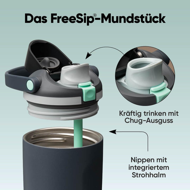 Owala FreeSip Sway Isolierte Edelstahl Trinkflasche mit Strohhalm und 2‑in‑1‑Trinköffnung, 890ml, in