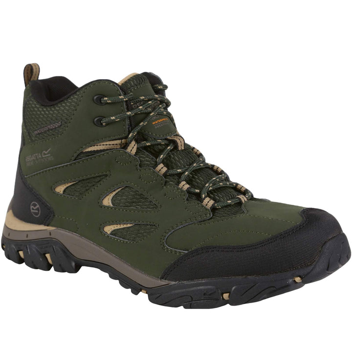 Regatta Jungen Holcombe Iep Wasserdichte, Atmungsaktive Halbhohe Wanderstiefel mit AbriebschutzGummi