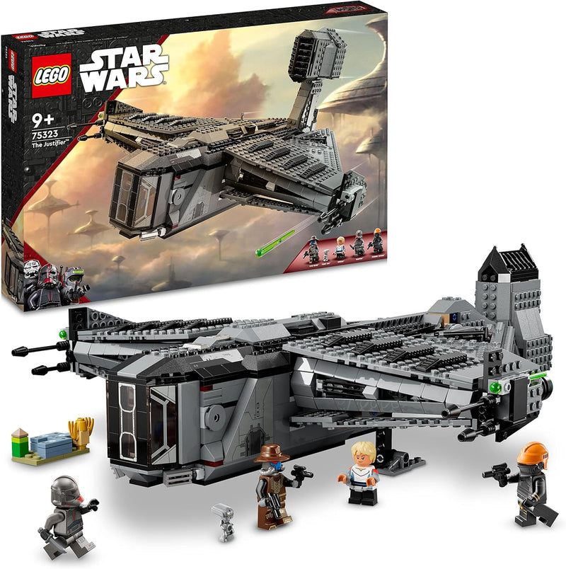 LEGO 75323 Star Wars Die Justifier, baubares Raumschiff-Spielzeug für Jungen und Mädchen, Sternensch