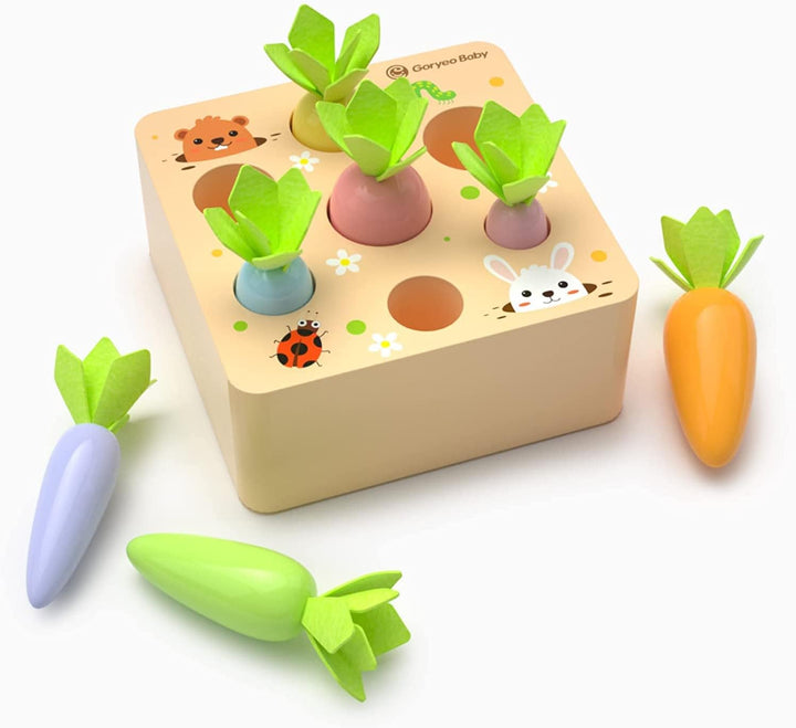 Holzspielzeug ab 1 Jahr | Baby Motorik Spielzeug für 12 18 Monate Jungen Mädchen | Montessori Sortie