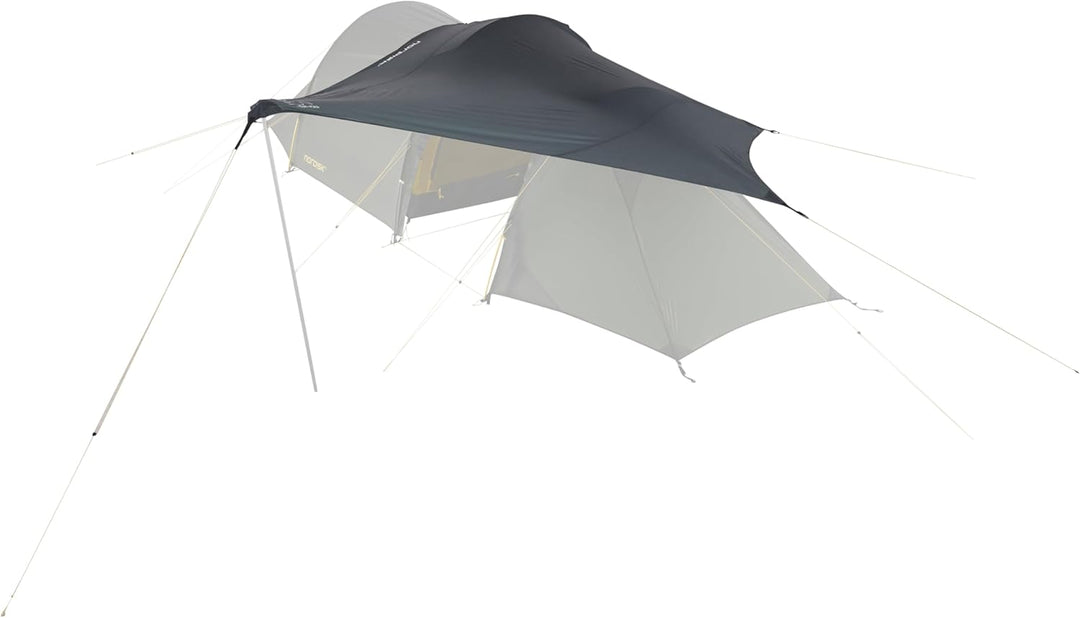 Nordisk - Voss Diamond SI Tarp, multifunktionale Zeltplane, reissfester Nylon Rip Stop mit Silikon B