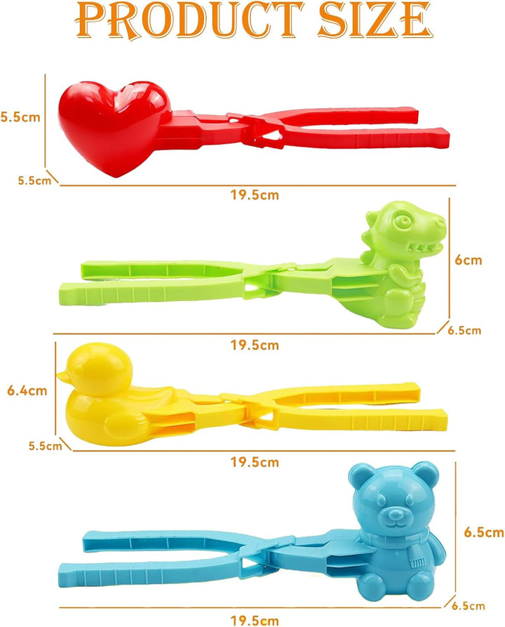 4 Stück Bento Zubehör - Rice Ball und Sushi Formen mit Animal Shapes DIY Tool