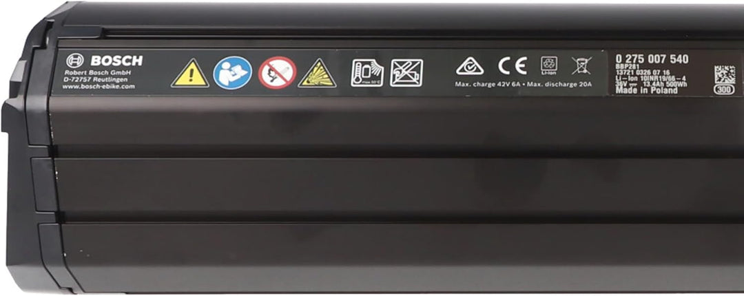 Bosch PowerTube Vertikal inklusive Gefahrgutkarton und Bedienungsanleitung Integrierbarer Akku, Schw