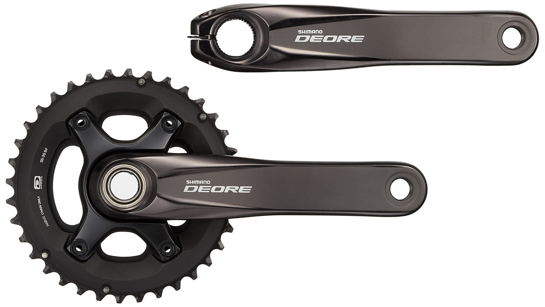 Shimano Deore MTB FC-M6000 Crankset 3x10-speed 40-30-22 Teeth Black 2019 Crank Set Einheitsgrösse, E