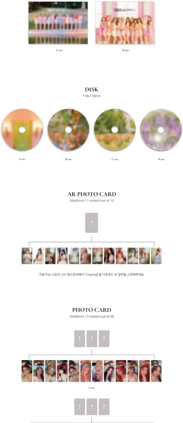 DREAMUS Monatliches Mädchen Loona Flip That Summer Special Mini Album Inhalt + 1p Faltposter auf Pac