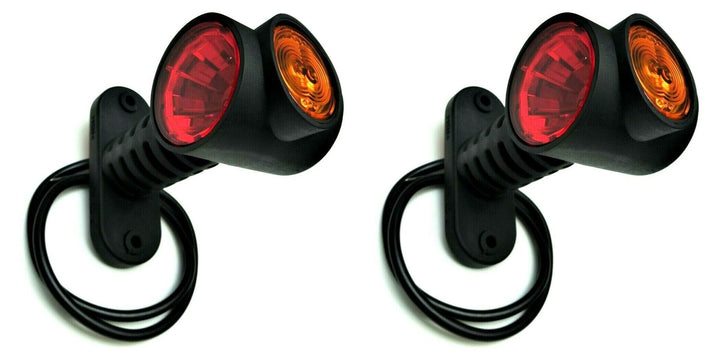MelTruck® 2x LED Umrissleuchte Positionsleuchte Seitenleuchte 12V 24V E9 für LKW PKW Anhänger