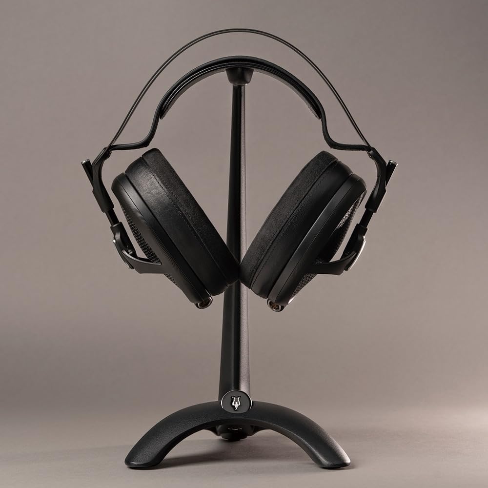 Meze Audio Kopfhörerständer - S-Form Ständer für High-End-Kopfhörer - Schwarze Zinklegierung, vegane