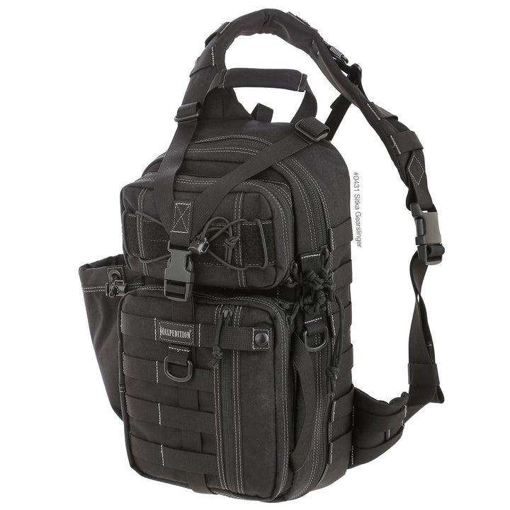 Maxpedition Gearslinger Sitka, 10 liters Schwarz, Schwarz