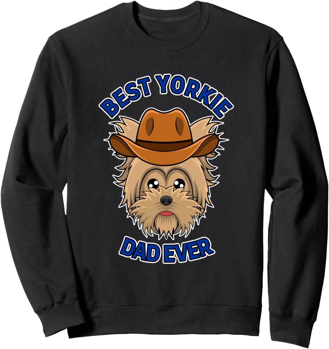 Lustiger Yorkshire Terrier Bester Yorkie Papa Sweatshirt