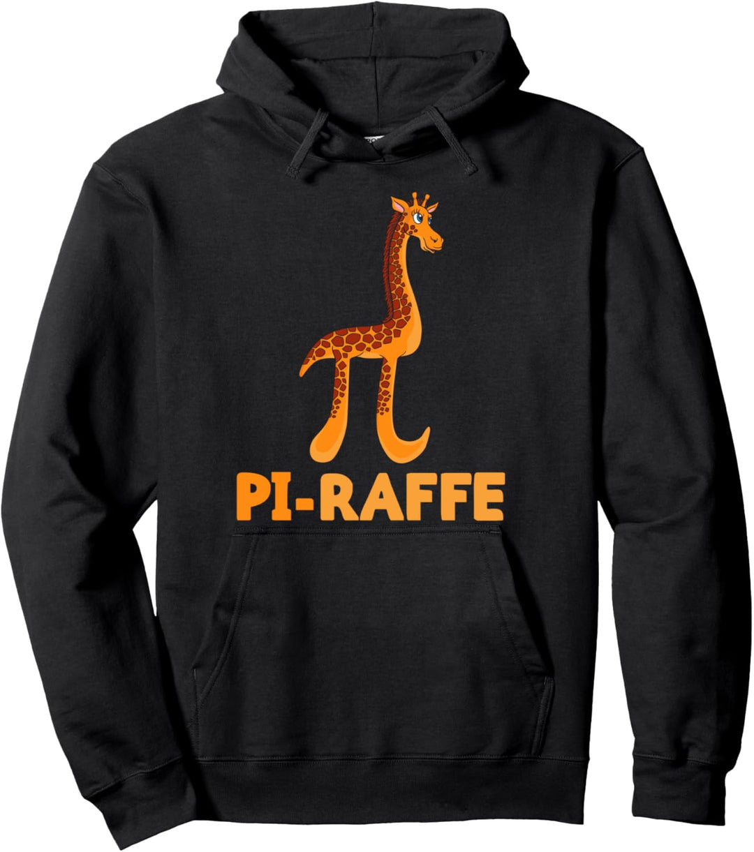 Pi-Raffe Mathe Giraffe Schüler Lehrer Pi Wortspiel Pullover Hoodie