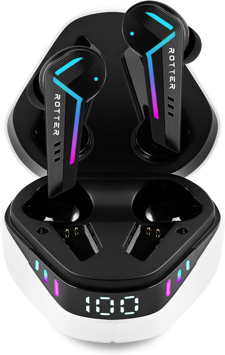 ROTTER® Kabellose Bluetooth Mobile Gaming Kopfhörer, Extrem Niedrige Latenz von 50 ms, Bluetooth 5.3