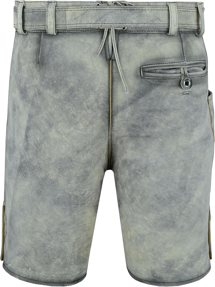 Sterling Sports Herren Trachten Lederhose Oktoberfest Trachtengürtel Bayern Braun Grösse 46-64 48 Ku