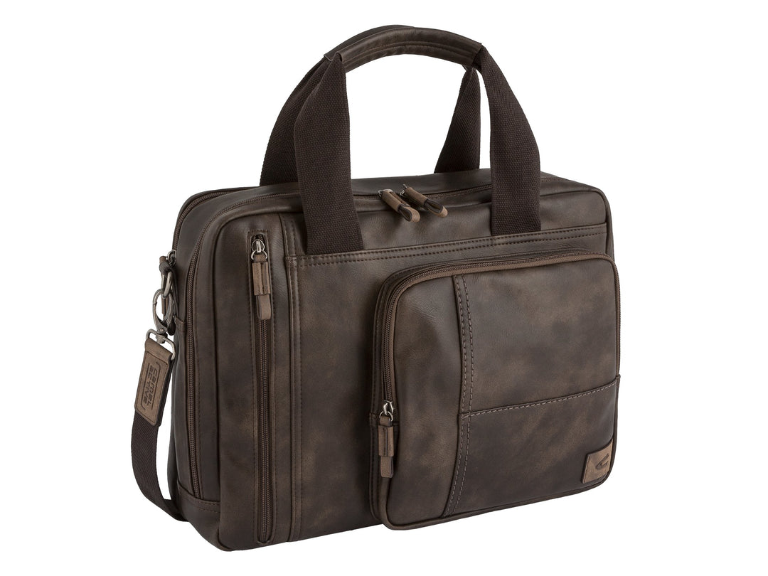 camel active bags Laos Herren Businesstasche Aktentasche 38 x 10 x 30 Brown, 38 x 10 x 30 Brown