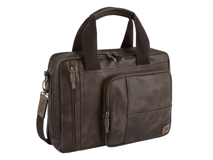 camel active bags Laos Herren Businesstasche Aktentasche 38 x 10 x 30 Brown, 38 x 10 x 30 Brown