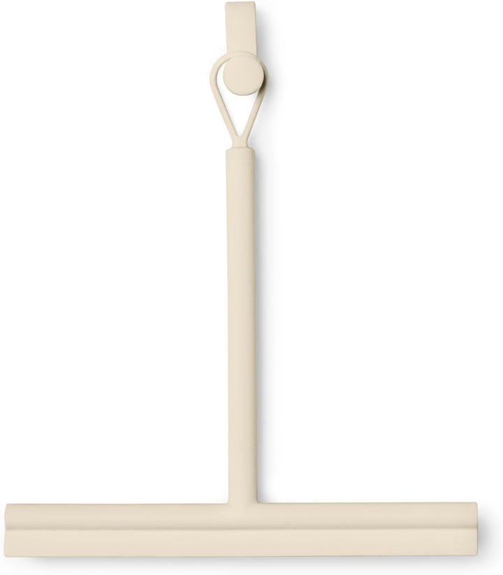 Brabantia - Renew Duschabzieher mit Türhaken - Silikonbürste & Reinigungswischer für Glas & Fliesen