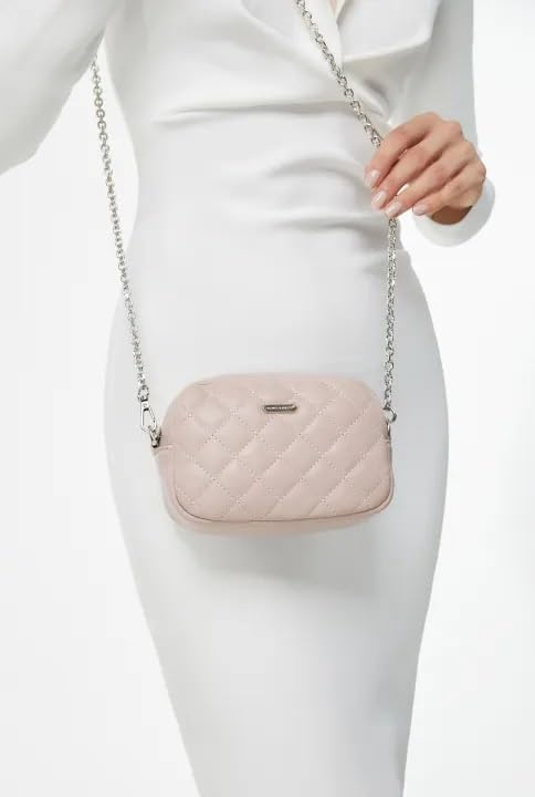 David Jones - Dämen Kleine Umhängetasche - Frau Mini Handtasche PU Leder - Handy Tasche Multi Tasche