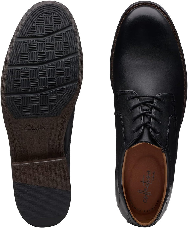 Clarks Herren Becken Lace Brogues 39.5 EU Schwarzes Leder, 39.5 EU Schwarzes Leder